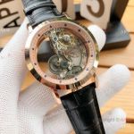 New Copy Corum Bridge Transparent Dial Rose Gold Corum Watch Diamond Inner
